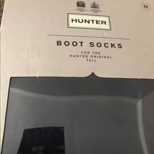 Tall hunter boot socks black still in the box